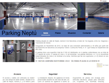 Tablet Screenshot of parkingneptu.com